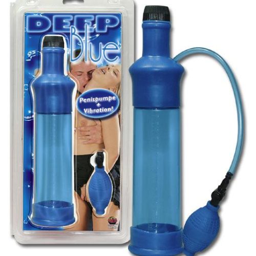 YOU2TOYS® – DEEP BLUE VIBRO PENIS PUMP - Image 1