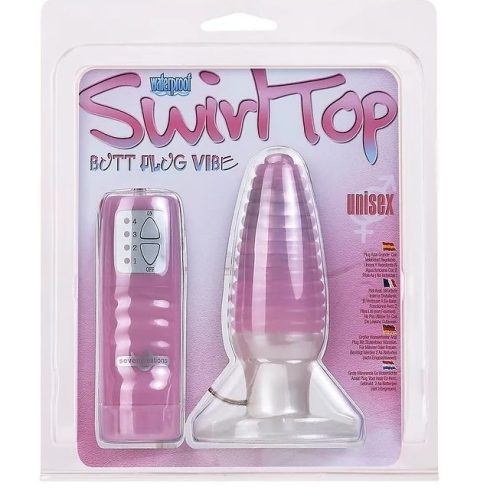 SEVEN CREATIONS® – SWIRL TOP BUTT PLUG VIBE - Image 2