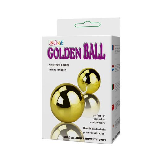 BAILE® – VIBRATING ORGASM BALLS - GOLD - Image 2