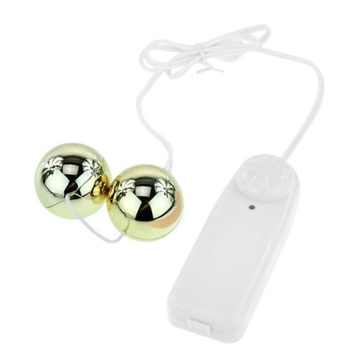 BAILE® – VIBRATING ORGASM BALLS - GOLD - Image 1