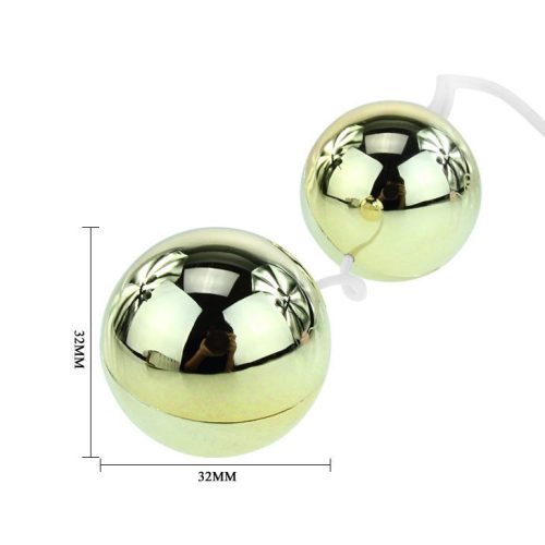 BAILE® – VIBRATING ORGASM BALLS - GOLD - Image 4