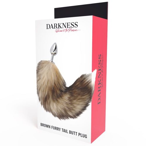 DARKNESS® – FURRY TAIL BUTT PLUG (brown) - Image 2