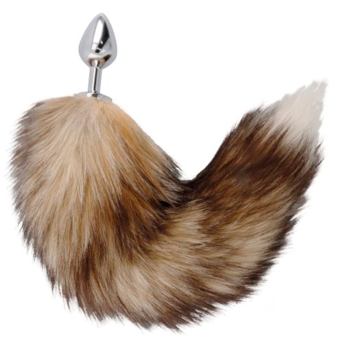 DARKNESS® – FURRY TAIL BUTT PLUG (brown) - Image 1