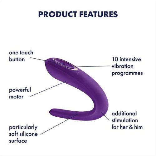 SATISFYER - PARTNER® – DOUBLE CLASSIC COUPLES VIBRATOR - Image 8