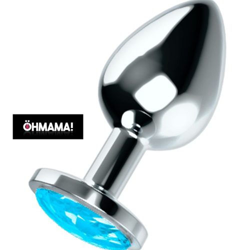 ÖHMAMA!® – PLUG ANAL DIAMANTE (azul) - Image 1