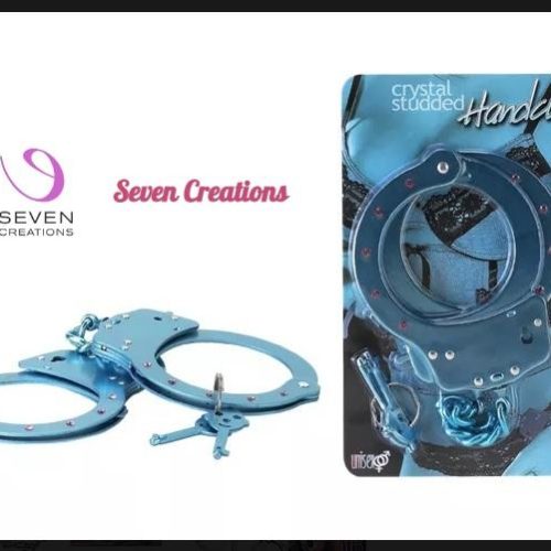 SEVEN CREATIONS® – CHRYSTAL STUDDED HANDCUFFS - Image 2