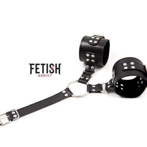 FETISH ADDICT® – COLLAR WITH WRIST RESTRAINTS - Image 6