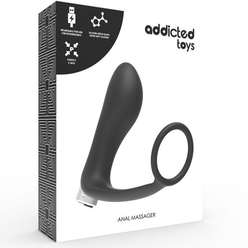 ADDICTED TOYS® – P-SPOT PROSTATIC VIBE & COCKRING - Image 1