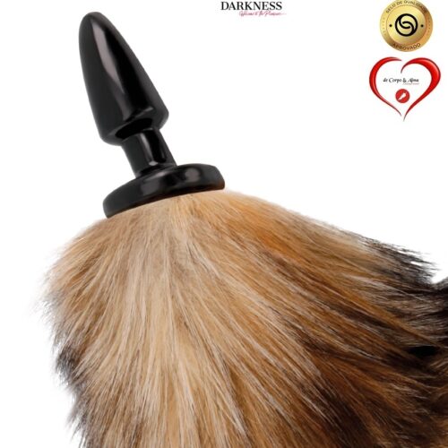 DARKNESS® – FURRY TAIL BUTT PLUG (soft silicone) - Image 3