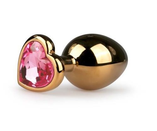 easyTOYS® – METAL HEART BUTT PLUG (gold) - Image 1