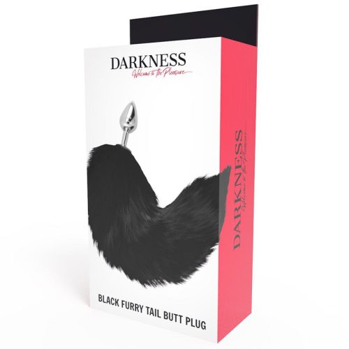 DARKNESS® – FURRY TAIL BUTT PLUG (black) - Image 2