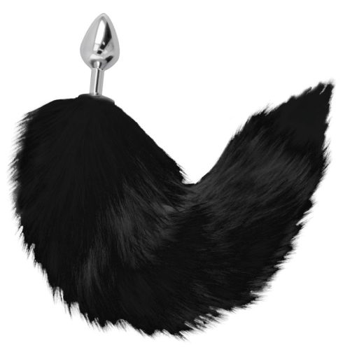 DARKNESS® – FURRY TAIL BUTT PLUG (black) - Image 1