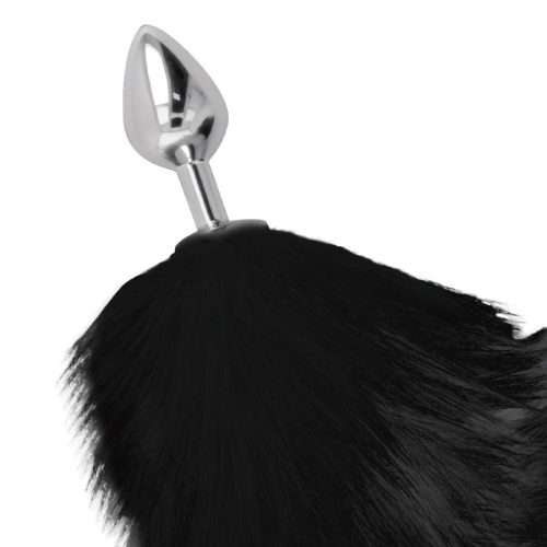 DARKNESS® – FURRY TAIL BUTT PLUG (black) - Image 4