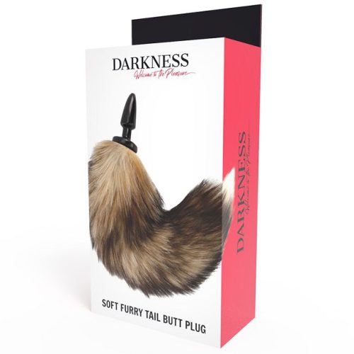 DARKNESS® – FURRY TAIL BUTT PLUG (soft silicone) - Image 2