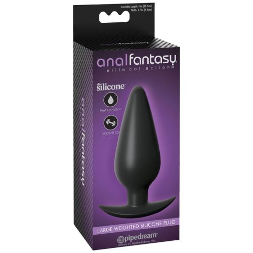 ANAL FANTASY® – WEIGHTED SILICONE LARGE PLUG - Image 2