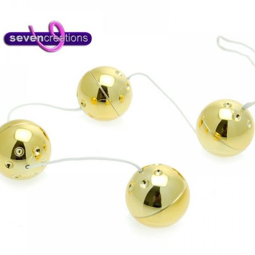 SEVEN CREATIONS® – GEISHA 4 GOLD LOVE BALLS - Image 1