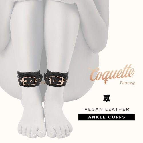 COQUETTE FANTASY® – VEGAN LEATHER ANKLE CUFFS - Image 1