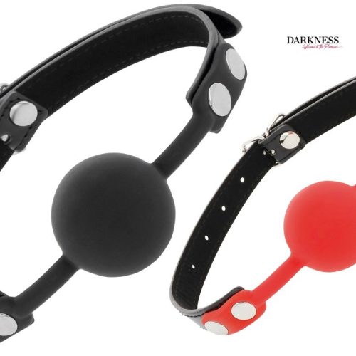 DARKNESS® – BALL GAG SILICONE (SOLID) - Image 1