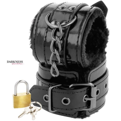 DARKNESS® – HANDCUFFS with FUR & PADLOCK - Image 1