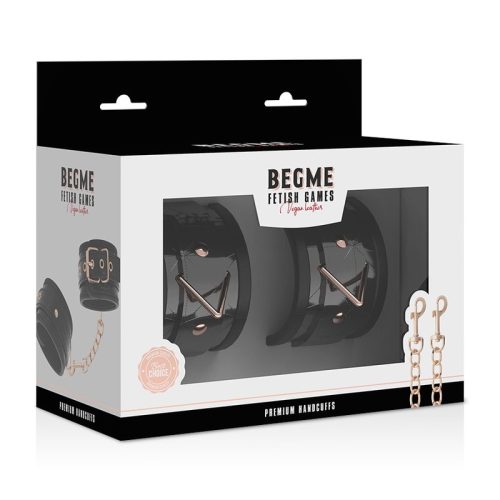 BEGME FETISH® – PREMIUM HANDCUFFS (black edition) - Image 2