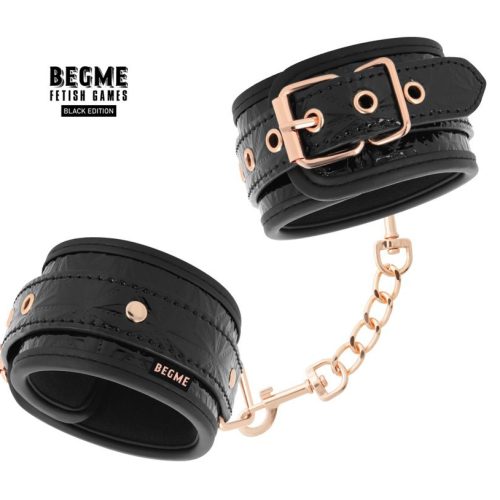 BEGME FETISH® – PREMIUM HANDCUFFS (black edition) - Image 1