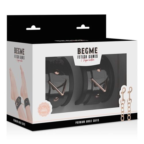 BEGME FETISH® – PREMIUM ANKLE CUFFS (black edition) - Image 2