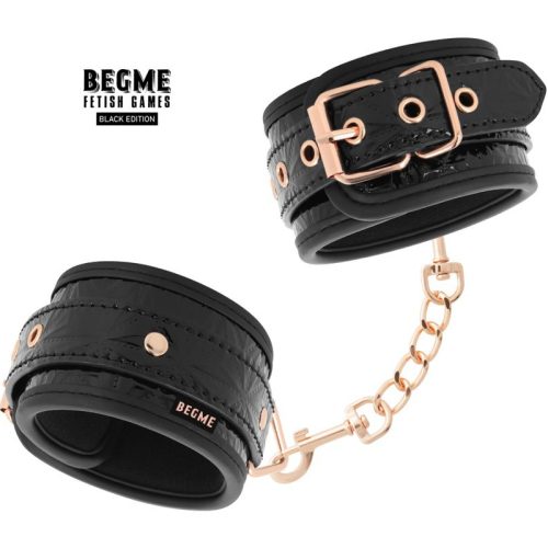 BEGME FETISH® – PREMIUM ANKLE CUFFS (black edition) - Image 3