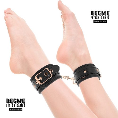 BEGME FETISH® – PREMIUM ANKLE CUFFS (black edition) - Image 1