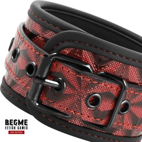 BEGME FETISH® – PREMIUM HANDCUFFS (red edition) - Image 3