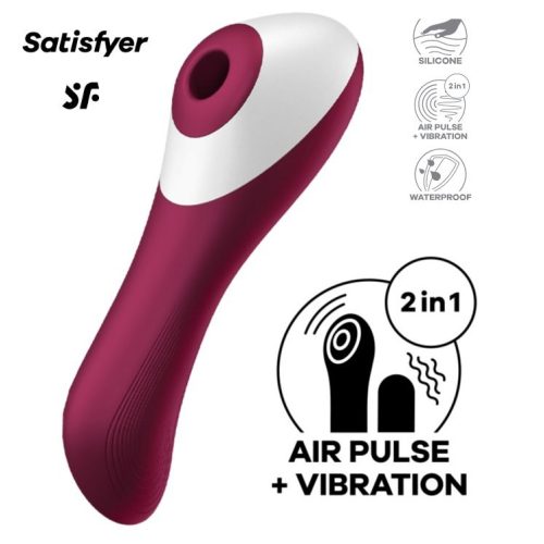 SATISFYER® – DUAL CRUSH AIR PULSE STIMULATOR - Image 1