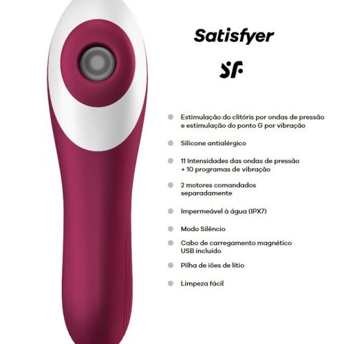 SATISFYER® – DUAL CRUSH AIR PULSE STIMULATOR - Image 3