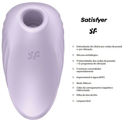 SATISFYER® – PEARL DIVER AIR PULSE STIMULATOR - Image 4