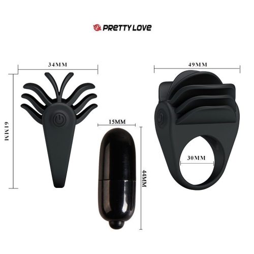 PRETTY LOVE® – CHESTER VIBRATING COCK RING - Image 7