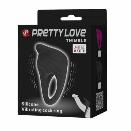 PRETTY LOVE® – THIMBLE VIBRATING COCK RING - Image 1