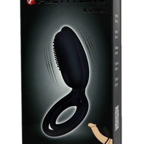 PRETTY LOVE® – ESTHER VIBRATING DOUBLE COCK RING - Image 2