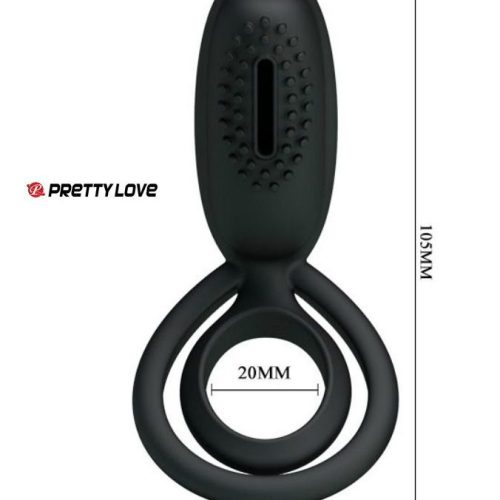 PRETTY LOVE® – ESTHER VIBRATING DOUBLE COCK RING - Image 9