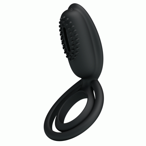 PRETTY LOVE® – ESTHER VIBRATING DOUBLE COCK RING - Image 1