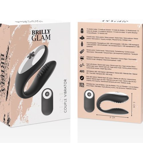 BRILLY GLAM® – WE LOVE COUPLE VIBRATOR - Image 2