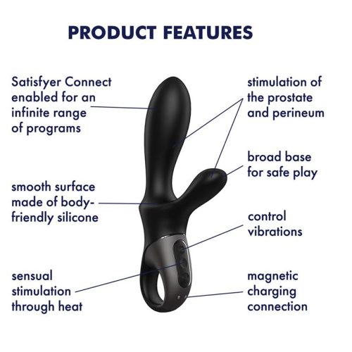 SATISFYER® – HEAT CLIMAX+ ANAL & VAGINAL STIMULATOR - Image 6