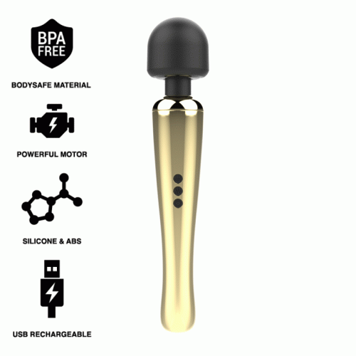 IBIZA® – LUXURY GOLD MASSAGER WAND - Image 1