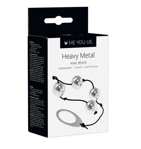 ME YOU US® – HEAVY METAL ANAL BEADS - Image 1