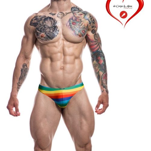 CUT4MEN® – RAINBOW LOW RISE BRIEF - Image 1