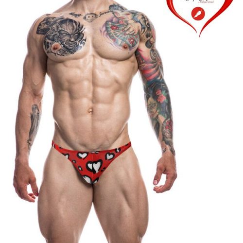 CUT4MEN® – HEARTS BRAZILIAN BRIEF - Image 1