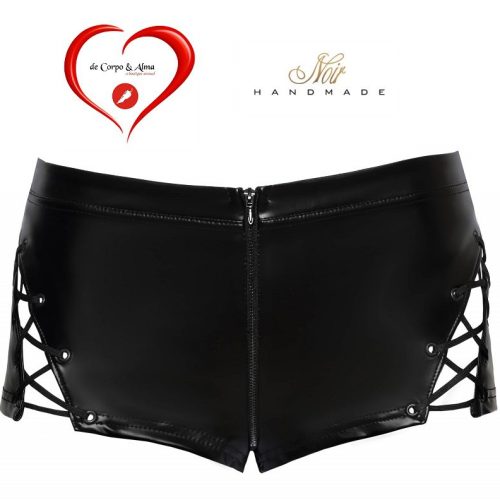 NOIR HANDMADE®™ – SHORTS WITH LACE ACCENTS - Image 4