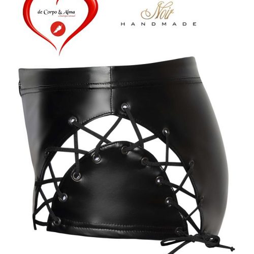 NOIR HANDMADE®™ – SHORTS WITH LACE ACCENTS - Image 5