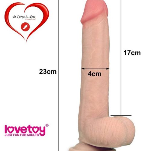 LOVETOY® – SLIDING-SKIN DONG (9"white) - Image 12