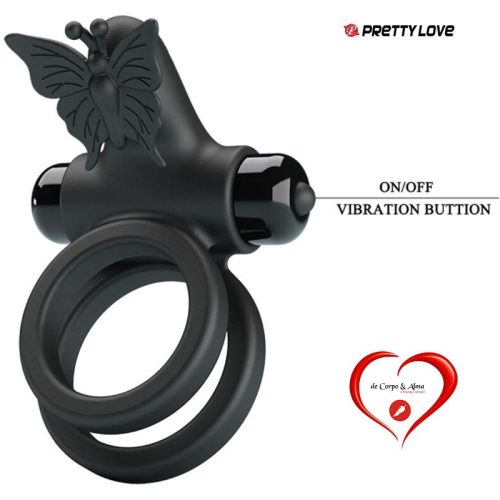 PRETTY LOVE® – PASSIONATE DOUBLE VIBRATING RING - Image 3