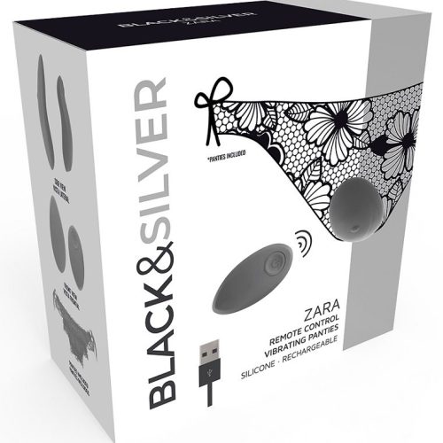 BLACK&SILVER® – ZARA REMOTE VIBRATING PANTIES - Image 1