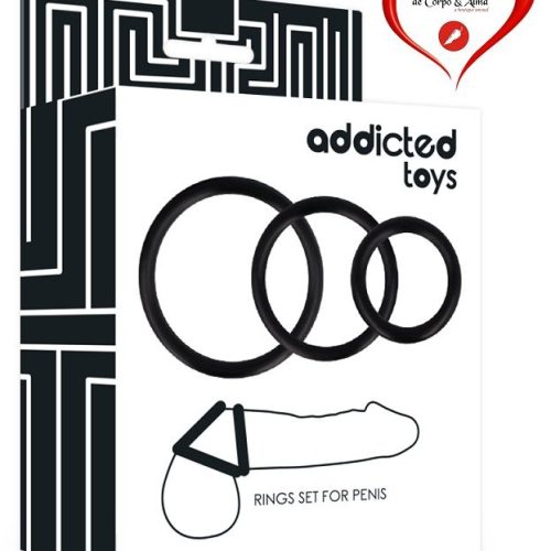 ADDICTED TOYS® – TRIPLE PENIS RING SET - Image 2