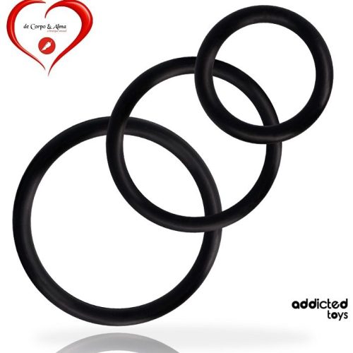 ADDICTED TOYS® – TRIPLE PENIS RING SET - Image 3